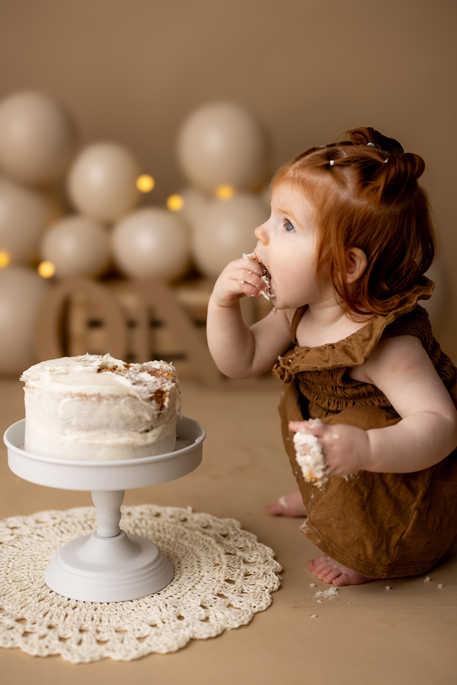 Cake smash photography Appleton WI first birthday