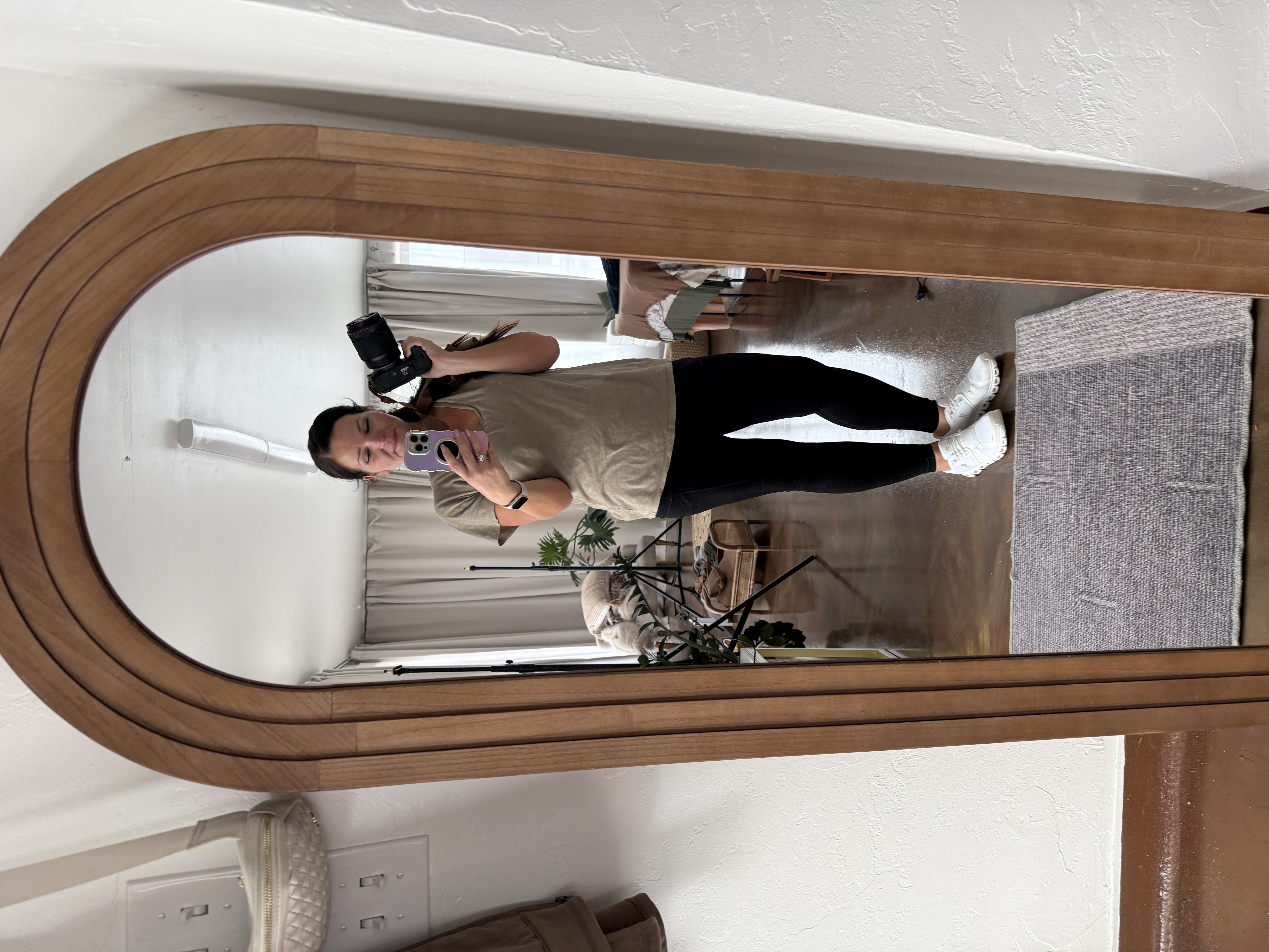 Karissa in her photography studio